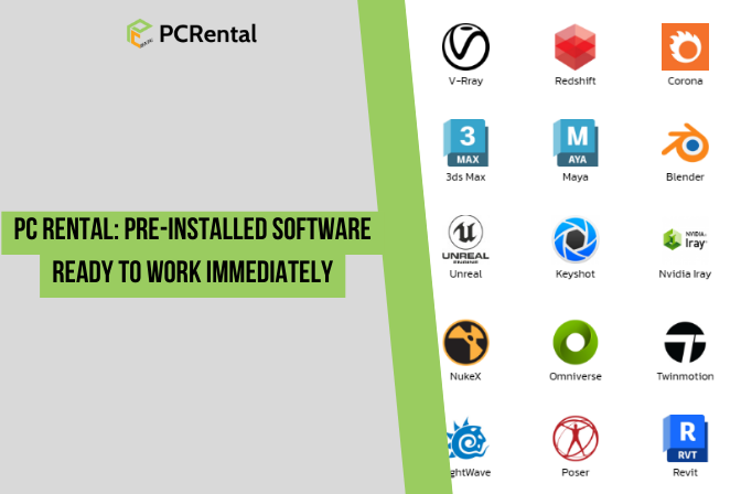 PC Rental: Pre-Installed Software – Ready to Work Immediately